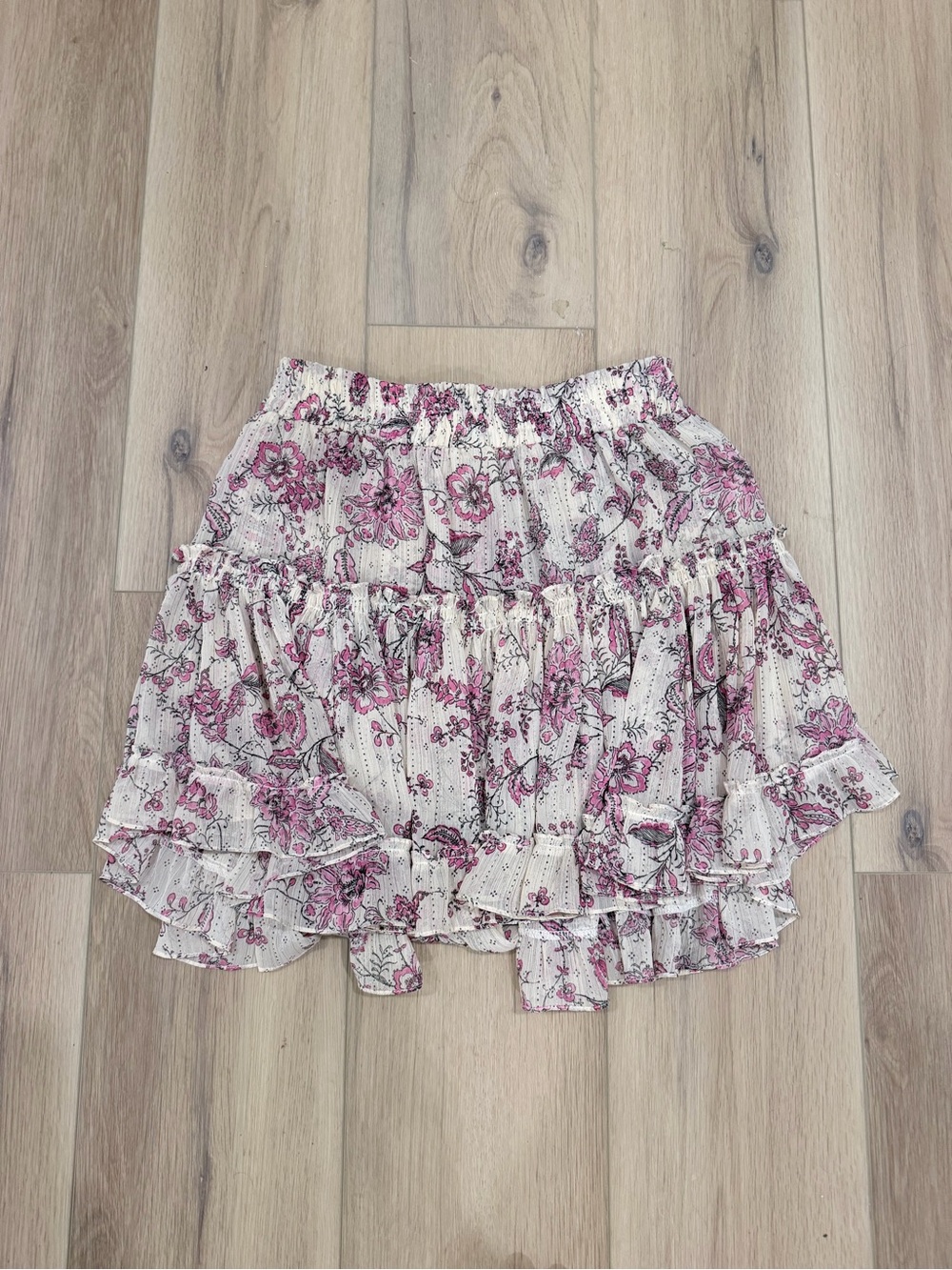 MISA Los Angeles Marion mini skirt in siena floral - Picture 2 of 5